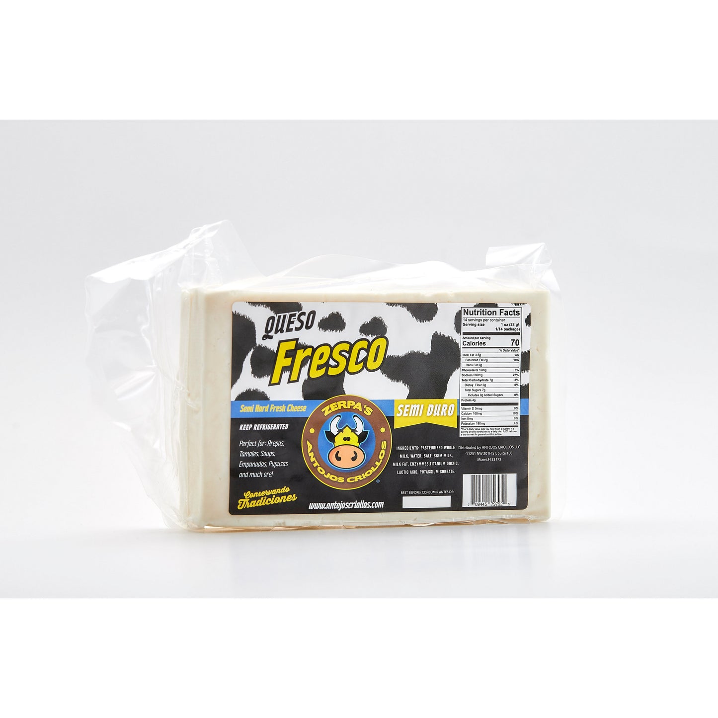 Queso Fresco/ Semi-Duro 1lb